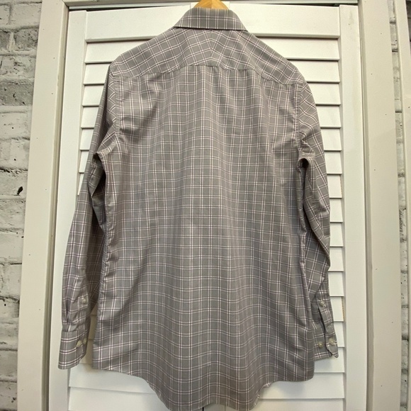 Men's Perry Ellis Premium slim fit men's button down business casual dress shirt - Picture 4 of 7